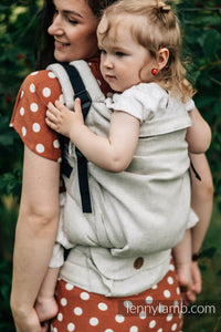 LennyPreschool Carrier - ARROW - WHISPER - 100% linen