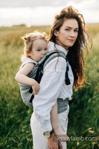 LennyPreschool Carrier - ARROW - WAVE - 100% linen