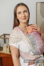 Laden Sie das Bild in den Galerie-Viewer, Lenny Lamb Woven Baby Wrap/Vävd sjal - WILD WINE - VINEYARD - 100% bomull
