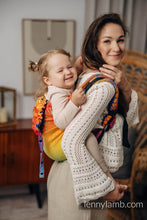 Load image into Gallery viewer, Lenny Buckle Onbuhimo Carrier - RAINBOW LOTUS - 100% cotton - Preschool
