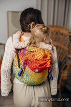 Load image into Gallery viewer, Lenny Buckle Onbuhimo Carrier - RAINBOW LOTUS - 100% cotton - Preschool
