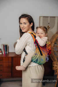 Lenny Buckle Onbuhimo Carrier - RAINBOW LOTUS - 100% cotton - Preschool