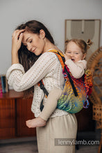 Load image into Gallery viewer, Lenny Buckle Onbuhimo Carrier - RAINBOW LOTUS - 100% cotton - Preschool
