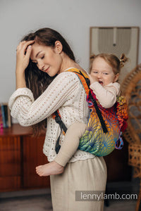 Lenny Buckle Onbuhimo Carrier - RAINBOW LOTUS - 100% bomull - Preschool