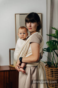 Lenny Lamb Woven Baby Wrap - LITTLE HERRINGBONE LUCE - 100% cotton