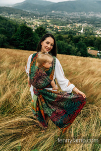 Lenny Lamb Woven Baby Wrap/Vävd sjal - RAINFOREST - DIVERSE - 100% bomull