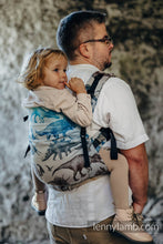 Load image into Gallery viewer, LennyPreschool Carrier - JURASSIC PARK - FOSSIL - 100% cotton
