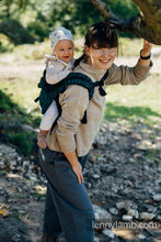 Load image into Gallery viewer, Lenny Buckle Onbuhimo Carrier - ZEBRA - SAVANNA - 63% Cotton, 37% Merino Wool
