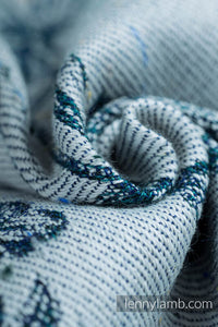 Lenny Lamb Woven Baby Wrap - HERBARIUM - KAY - 61% merino wool, 33% cotton, 4% silk, 2% cashmere