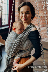 Lenny Lamb Woven Baby Wrap/Vävd sjal - SKETCHES OF NATURE - EPIC - 63% bomull, 37% silke