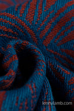 Laden Sie das Bild in den Galerie-Viewer, Lenny Lamb Woven Baby Wrap/Vävd sjal - RAPUNZEL - SWIRL - 100% bomull
