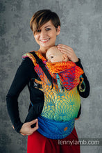 Ladda upp bild till gallerivisning, LennyGo Ergonmic Carrier - RAINBOW LOTUS - 100% bomull
