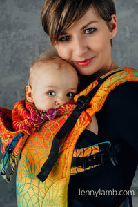 LennyGo Ergonmic Carrier - RAINBOW LOTUS - 100% cotton