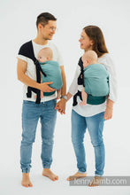 Ladda upp bild till gallerivisning, HYR! - LennyHip/LennyTwin Carrier - LITTLE HERRINGBONE OMBRE GREEN
