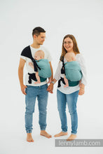 Ladda upp bild till gallerivisning, HYR! - LennyHip/LennyTwin Carrier - LITTLE HERRINGBONE OMBRE GREEN
