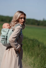 Ladda upp bild till gallerivisning, Onbu Baby Carrier - Heart2Heart Mint - 100% ekologisk bomull
