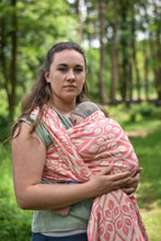 Ladda upp bild till gallerivisning, Yaro ringsjal - La Vita Duo Coral Natural Aloe Ring Sling - 70% bomull, 30% Aloe garn
