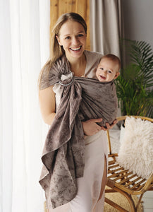 Little Frog Ringsjal - Linen Joy of life - 75% kammad bomull, 25% linne