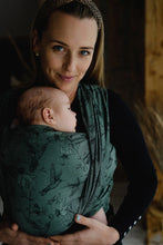 Laden Sie das Bild in den Galerie-Viewer, Little Frog Baby Wrap - Joy of life - 50% kammad bomull, 50% tencel
