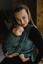 Laden Sie das Bild in den Galerie-Viewer, Little Frog Baby Wrap - Joy of life - 50% kammad bomull, 50% tencel
