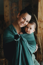 Load image into Gallery viewer, Little Frog Ring Sling - Malachite - 100% cotton
