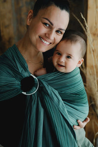 Little Frog Ring Sling - Malachite - 100% cotton