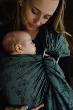 Load image into Gallery viewer, Little Frog Ring Sling - Joy of life - 50% combed cotton, 50% tencel
