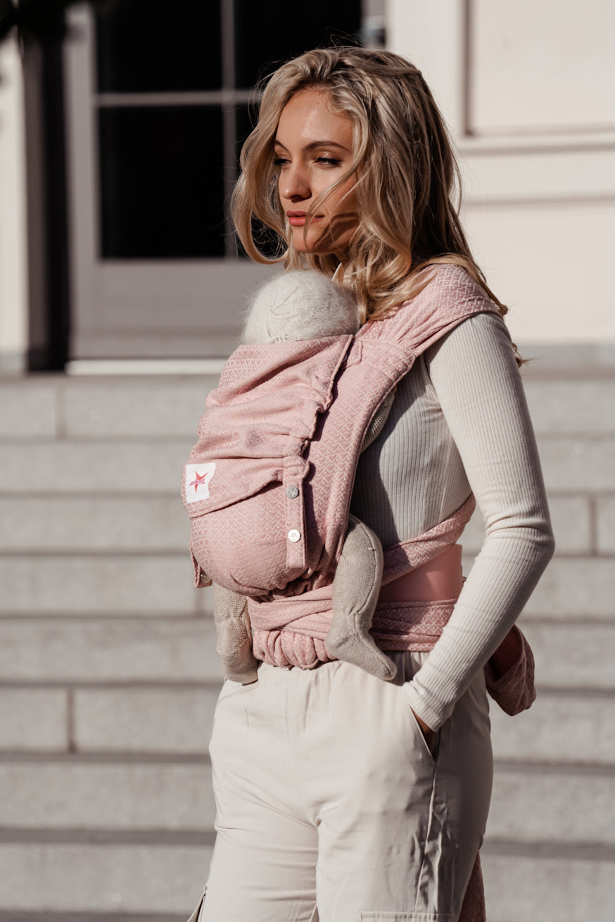 WrapStar Baby Carrier - Heart2Heart Rose - 100% ekologisk bomull