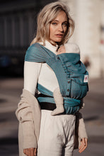 Ladda upp bild till gallerivisning, WrapStar Baby Carrier - Heart2Heart Lagoon - 100% ekologisk bomull
