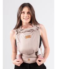 Load image into Gallery viewer, ISARA Quick Half Buckle Carrier - Caffe Latte - 100% cotton
