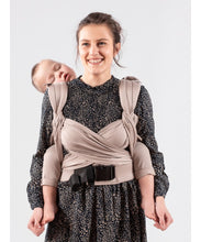 Load image into Gallery viewer, ISARA Quick Half Buckle Carrier - Caffe Latte - 100% cotton
