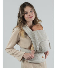 Load image into Gallery viewer, ISARA Quick Half Buckle Carrier - Cream Waffle - 100% ekologisk bomull
