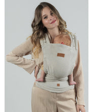 Laden Sie das Bild in den Galerie-Viewer, ISARA Quick Half Buckle Carrier - Cream Waffle - 100% ekologisk bomull
