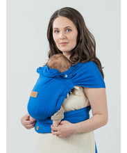 Load image into Gallery viewer, ISARA QuickTie Carrier - Iris Blue Bamboo - 52% linne, 48% bambu
