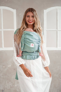 WrapStar Baby Carrier - Heart2Heart Mint - 100% ekologisk bomull