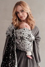 Load image into Gallery viewer, KOKADI Ring Sling - Leo Stars Metallic - 55% organic cotton, 49% bamboo viscose, 1% polyester
