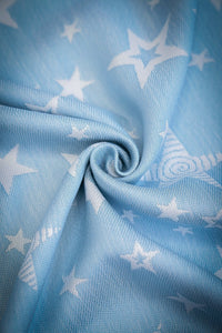 KOKADI Woven Baby Wrap - Samuel Stars - 50% bamboo viscose, 25% modal, 25% tencel