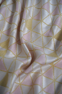 KOKADI Woven Baby Wrap - Triangle Frame Clea - 61% bamboo viscose, 20% organic cotton, 14% linen, 4% silk, 1% polyester - Sale!