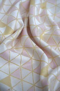 KOKADI Woven Baby Wrap - Triangle Frame Clea - 61% bamboo viscose, 20% organic cotton, 14% linen, 4% silk, 1% polyester - Sale!