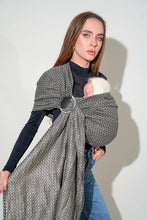 Load image into Gallery viewer, KOKADI Ring Sling - Heart2Heart Jackson - 52% linen, 48% organic cotton
