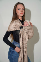 Load image into Gallery viewer, KOKADI Ring Sling - Safari Eleni - 55% micromodal, 45% bamboo viscose
