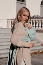 Ladda upp bild till gallerivisning, KOKADI Woven Baby Wrap/Vävd sjal - Heart2Heart Mint - 100% ekologisk bomull
