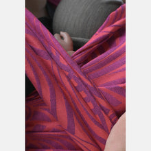 Load image into Gallery viewer, Yaro vävd sjal - Dandy Duo Fuchsia Purple Orange Modal Linen - 40% bomull, 30% modal, 30% linne - Utförsäljning!
