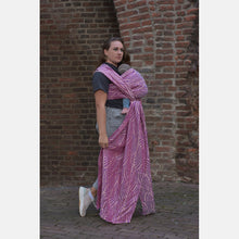 Laden Sie das Bild in den Galerie-Viewer, Yaro vävd sjal - Dandy Duo Fuchsia Turkis Ecru Tencel Seacell - 65% bomull, 25% tencel, 10% seacell - Utförsäljning!
