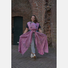 Ladda upp bild till gallerivisning, Yaro vävd sjal - Dandy Duo Fuchsia Turkis Ecru Tencel Seacell - 65% bomull, 25% tencel, 10% seacell - Utförsäljning!
