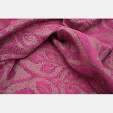 Laden Sie das Bild in den Galerie-Viewer, Yaro ringsjal - La Vita Duo Wildebeast Fuchsia Black Cashmere Wool - 40% bomull, 40% kashmir, 20% merinoull
