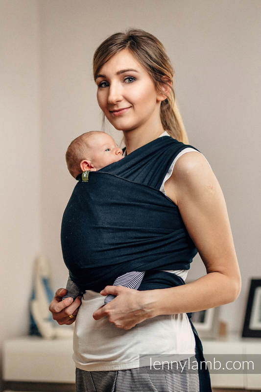 Stretchy wrap Baby Sling BLACK